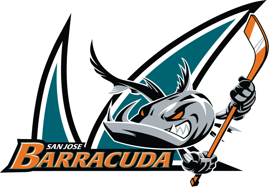 San Jose Barracuda 2015 16-2017 18 Primary Logo iron on paper